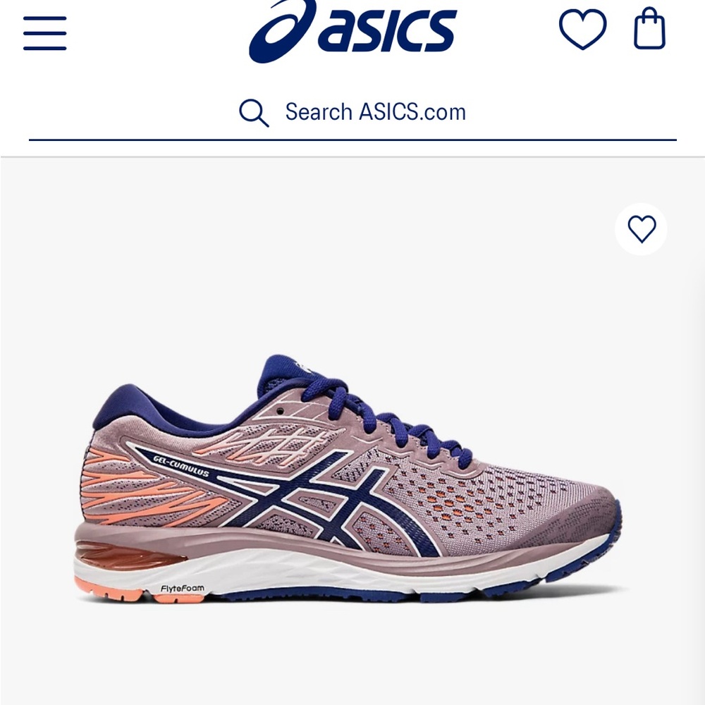 SOLD ASICS Women's Athletic/Lavender and Coral/GEL-CUMULUS™ 21/ woman’s 10
